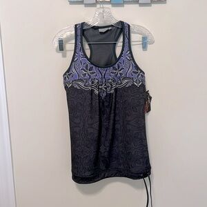 Athleta Women’s Tinker Tank / Size M / Brand NWT / Built-in Bra / Gray, Purple